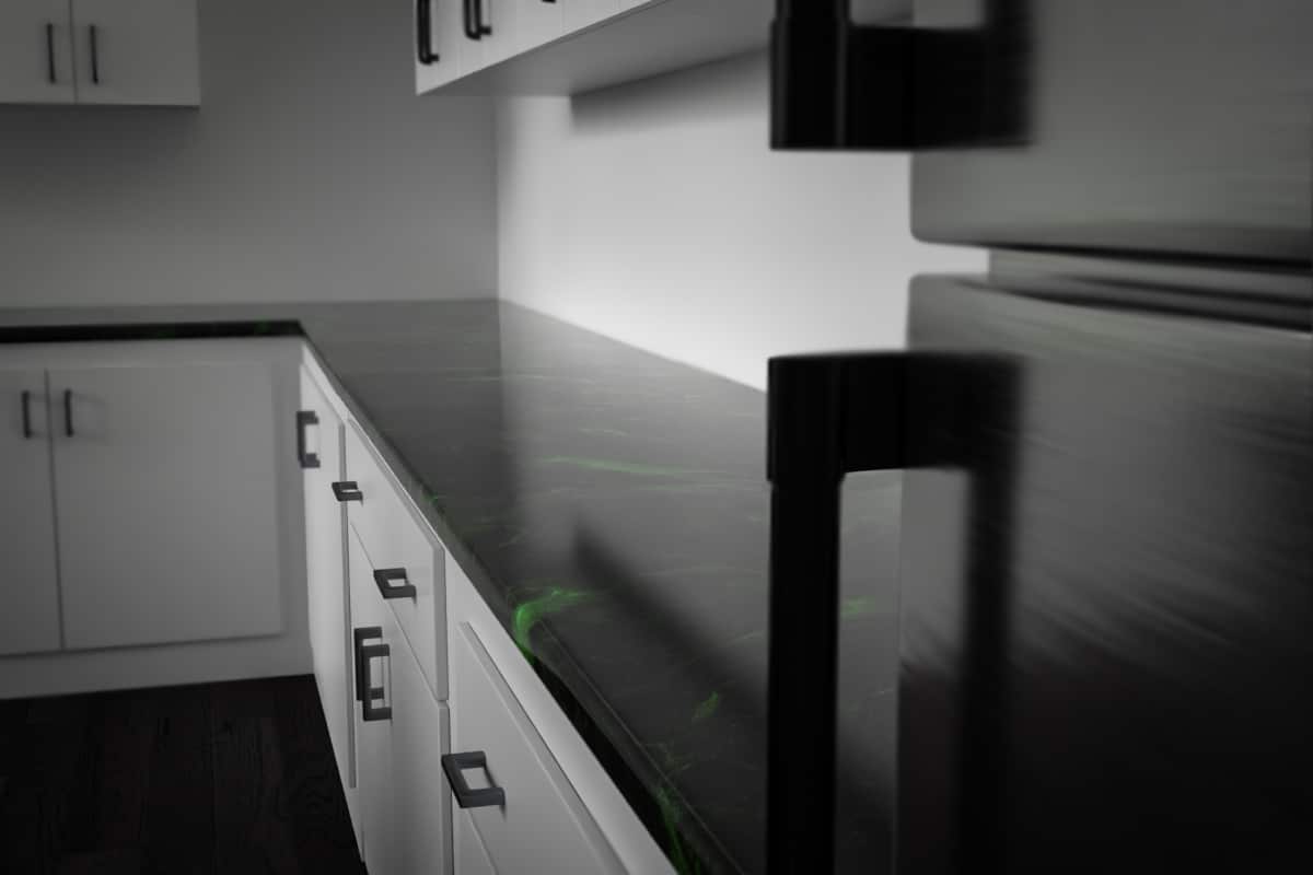 epoxy countertop bahia green tiefschwarz 1 epoxy countertop bahia green tiefschwarz 1