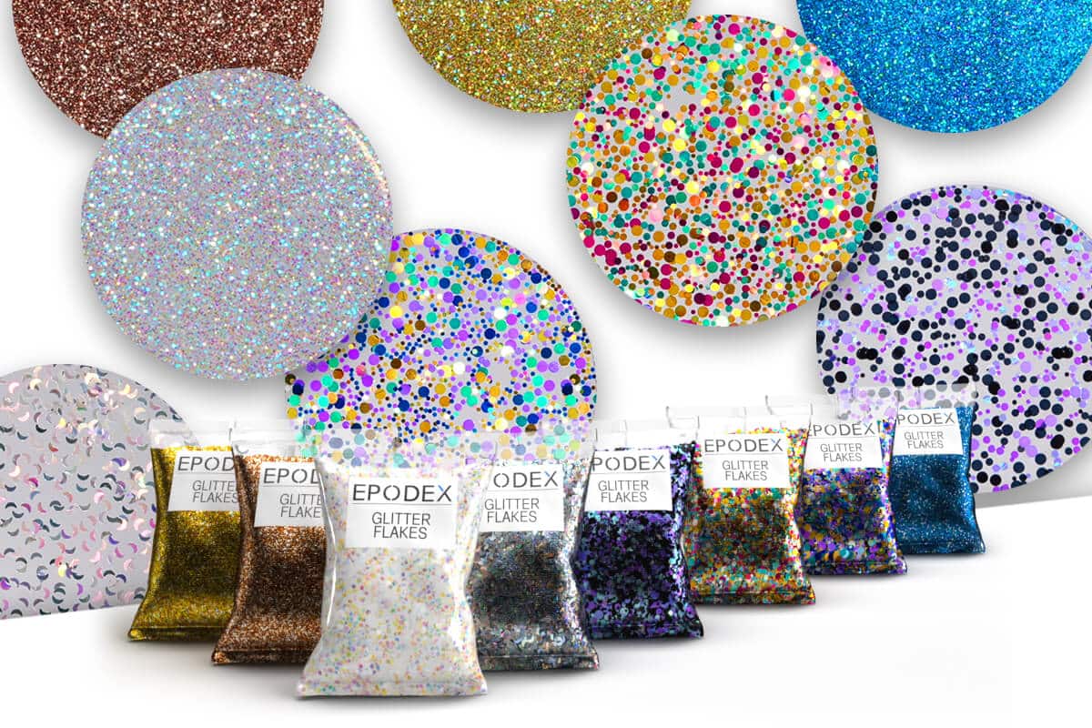 glitter epoxy flakes set glitter epoxy flakes set