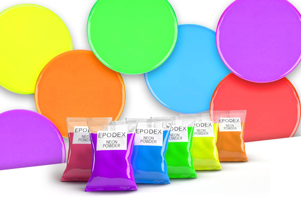 neon powder epoxy set neon powder epoxy set