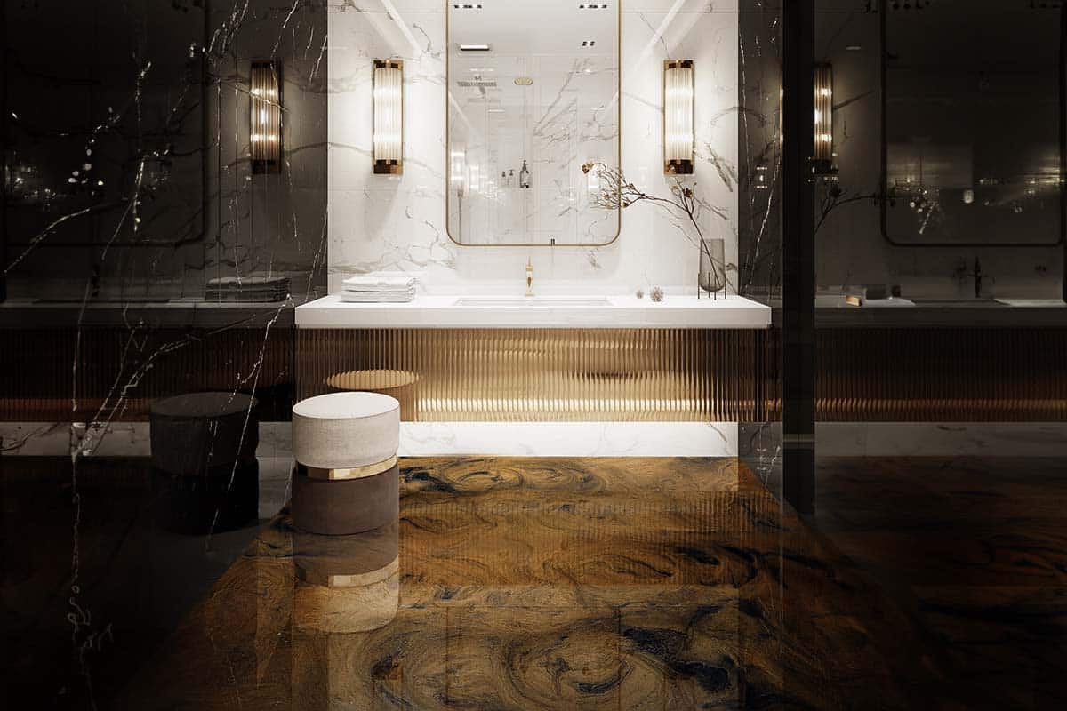 bronze brown deep black badezimmer bronze brown deep black badezimmer