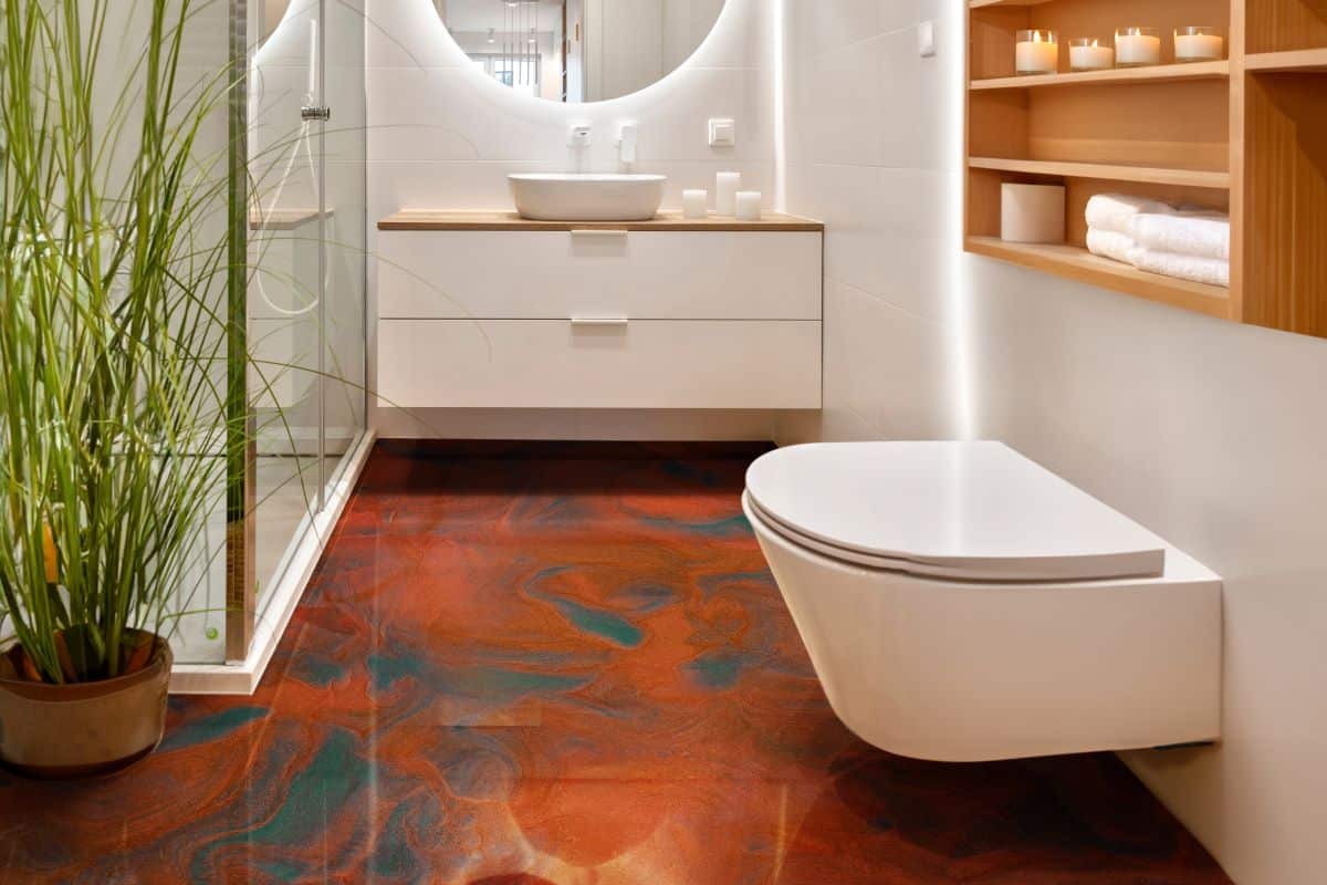 bronze red dark green badezimmer bronze red dark green badezimmer