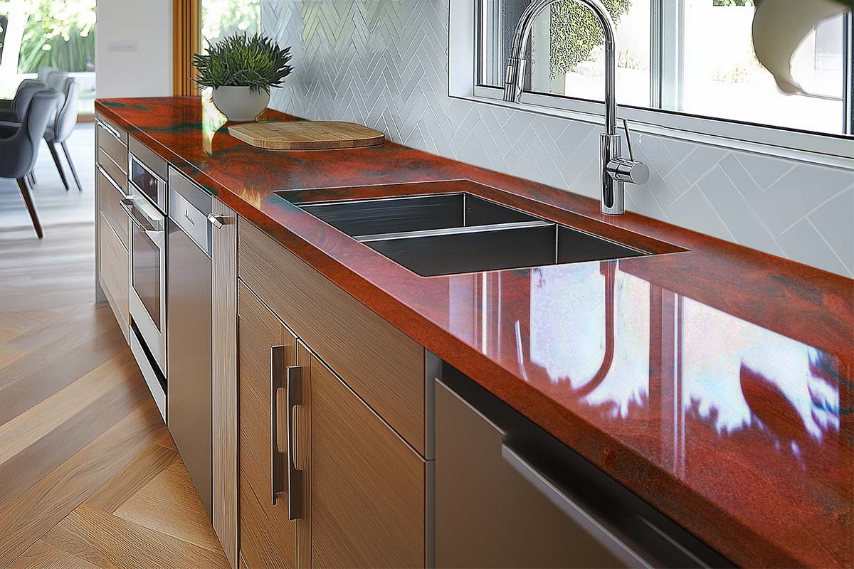 countertop resin bronze red dark green 2 countertop resin bronze red dark green 2