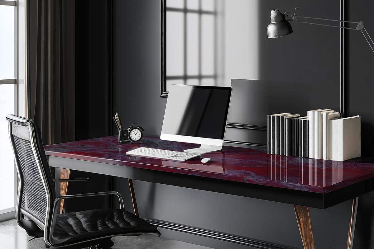 epoxy countertop resin intense anthracite purpurrot 1 epoxy countertop resin intense anthracite purpurrot 1