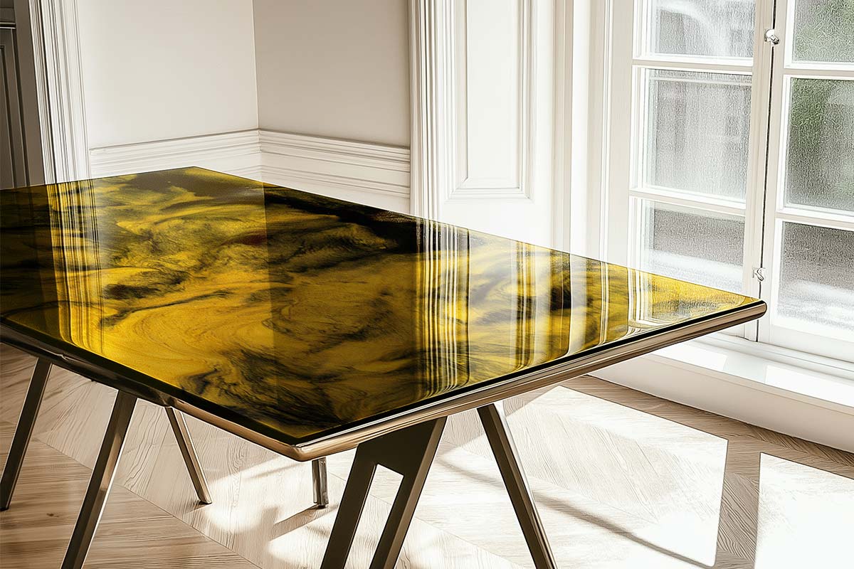 epoxy tabletop resin yellow gold deep black epoxy tabletop resin yellow gold deep black
