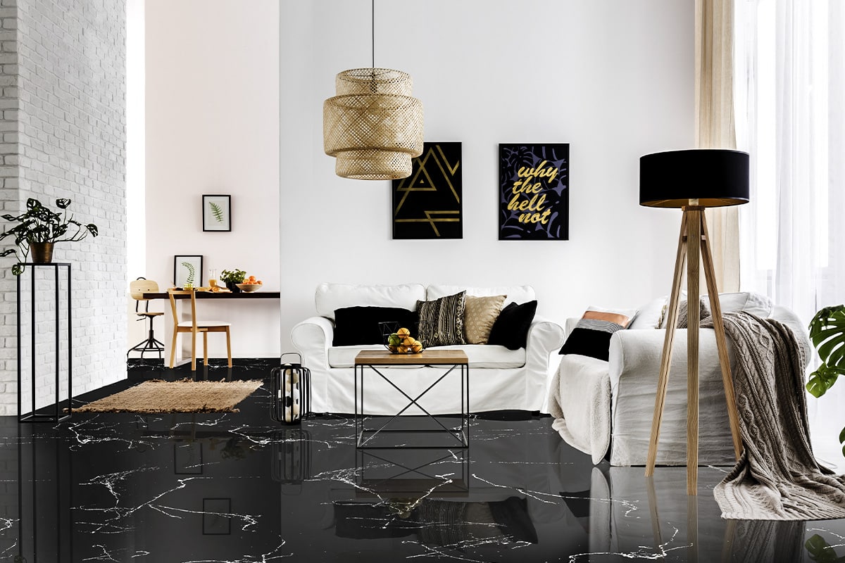 Apartment with white brick wall Apartment with white brick wall