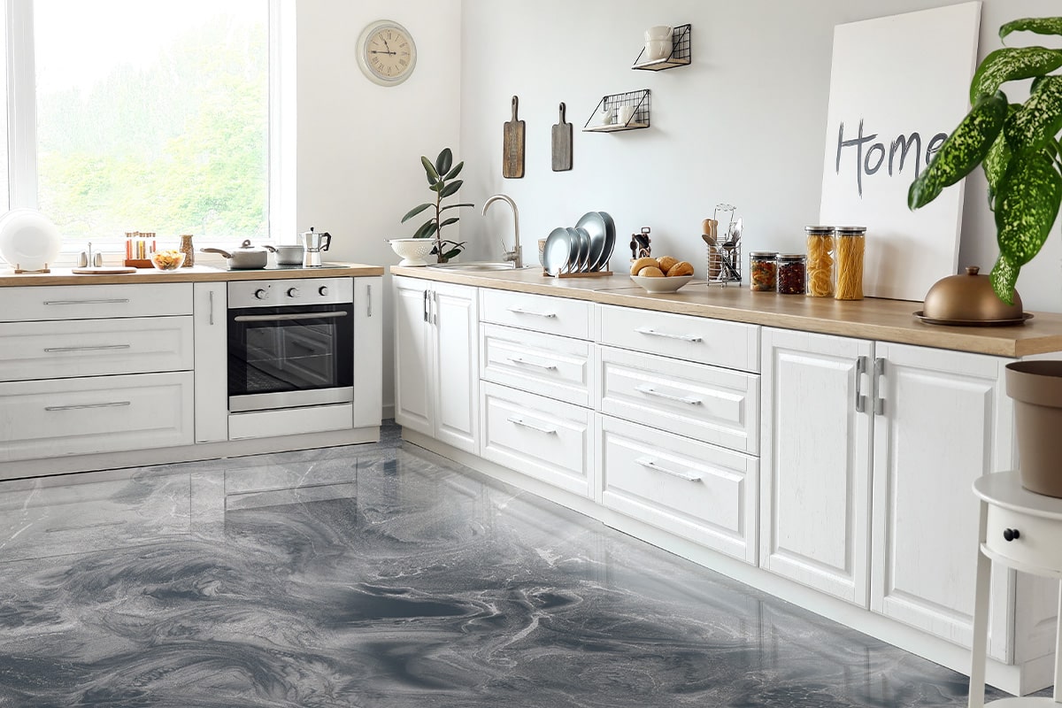 Stylish interior of modern kitchen Stylish interior of modern kitchen