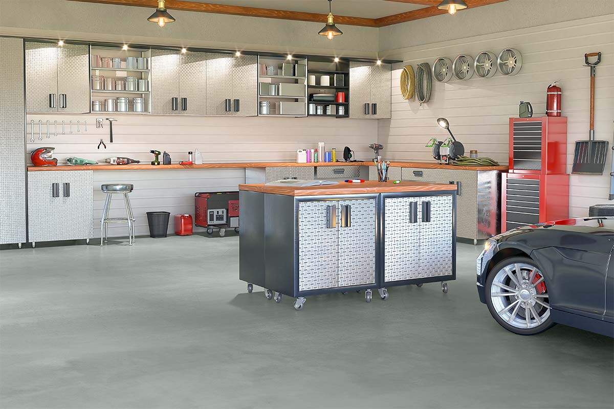 betonfarben concrete boden silbergrau paint garage betonfarben concrete boden silbergrau paint garage