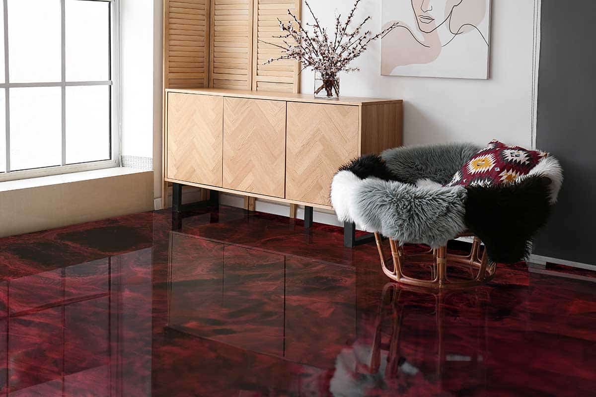 epoxidharzboden epoxy floor carbonred jetblack 2 epoxidharzboden epoxy floor carbonred jetblack 2