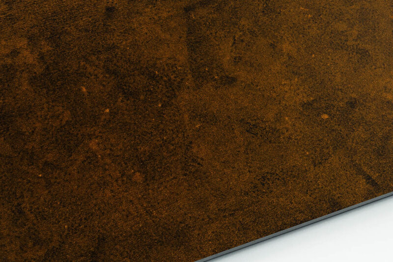 RI9 polyurethan brush effect paint flame copper 1